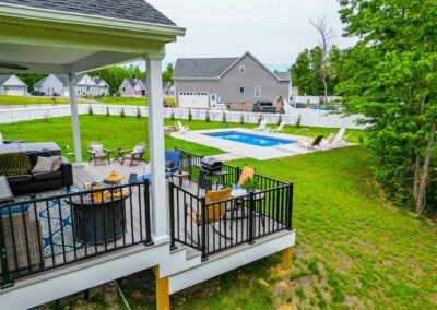 custom pool and deck build project | Richmond, VA | Cleanstone Construction