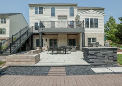 Deck & Patio with Outdoor Kitchen – Glen Allen, VA