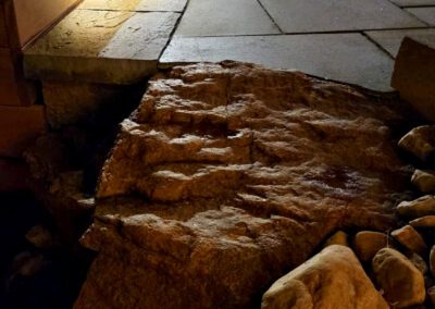 Custom Deck Build with Cumaru Brazilian cherry composite decking, stainless steel cable railing, and a custom lighting package | dillwiyn, va | cleanstone construction