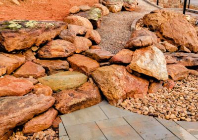 Custom Deck Build with Cumaru Brazilian cherry composite decking, stainless steel cable railing, and a custom lighting package | dillwiyn, va | cleanstone construction